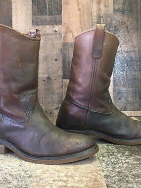 Red Wing 1155 Soft Toe Vintage Work Boots Mens 10 E